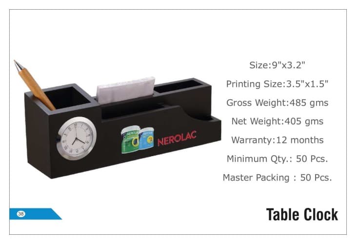 Nerolac Table Clocks 38