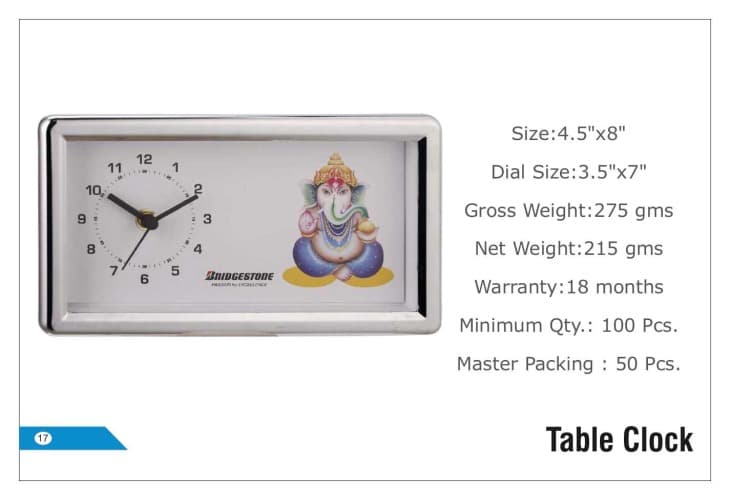 Bridgestone Table Clocks 17