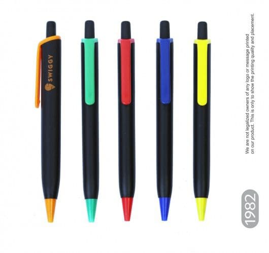 Oval Eco Black Matt Opac Parts Pen