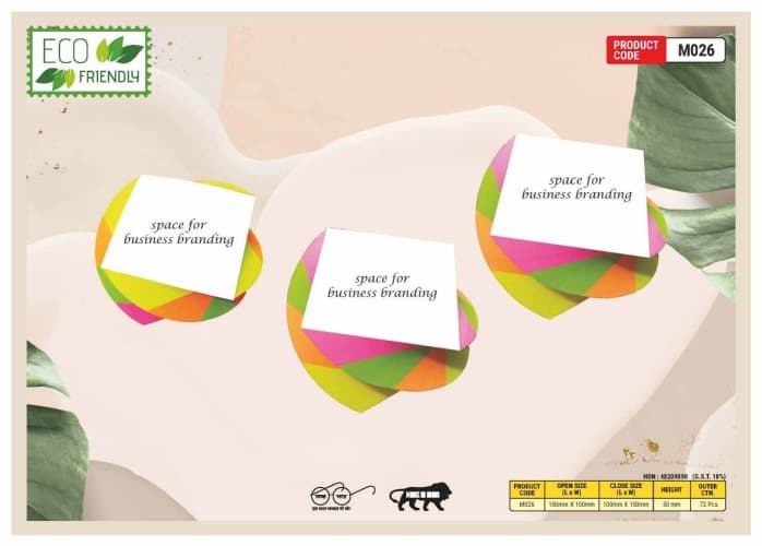 Multi Color Paper Trusted Cube M026