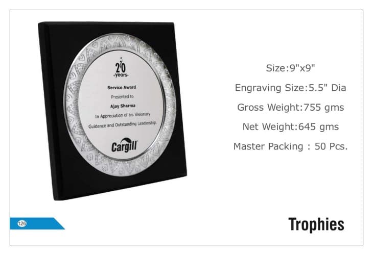 Cargill Trophies Wooden 126