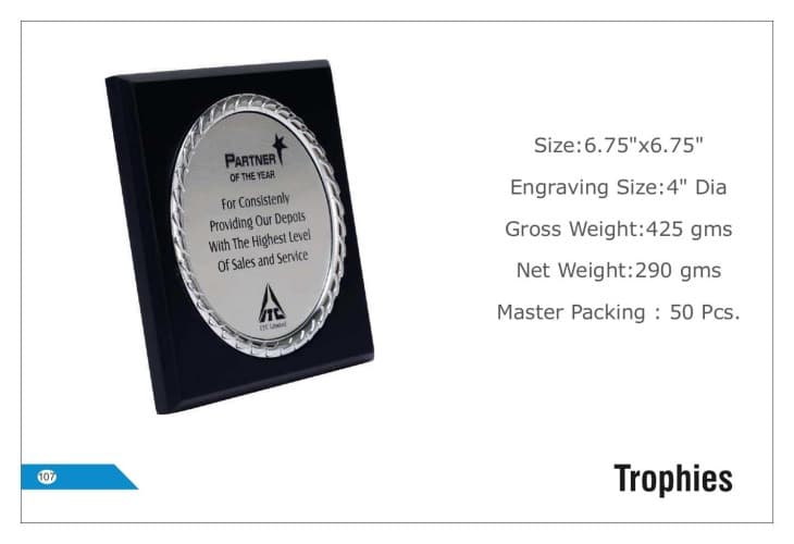 Itc Wooden  Trophies 107