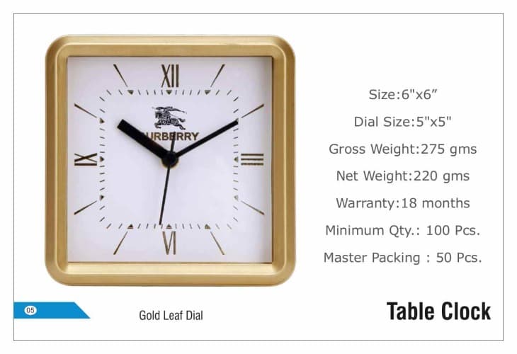 Urberryb Table Clocks 05