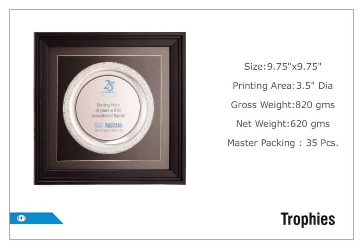 Nestle Wooden  Trophies 141