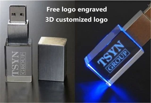 Crystal Usb With Led Light AG 403 - View 2 thumbnail