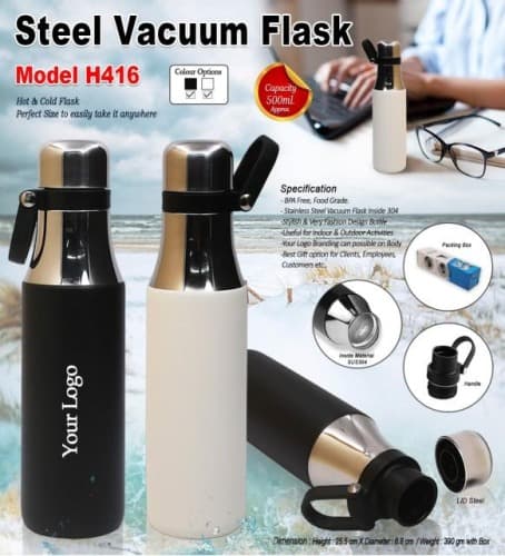Steel Vacuum Flask H416