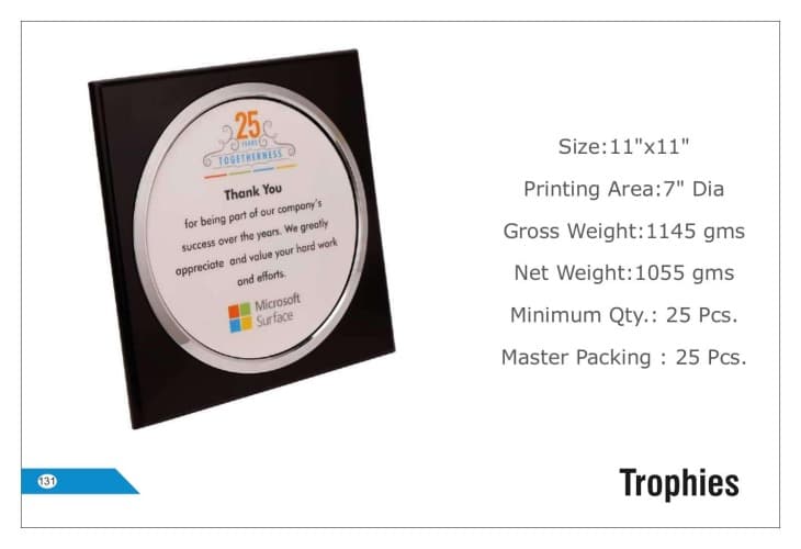 Microsoft Surface Wooden Trophies 131
