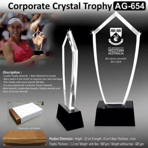 Corporate Crystal Trophy AG 654