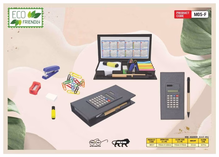 Eco Friendly Stationery Kit With Calculator With Sticky Note pad M05-C