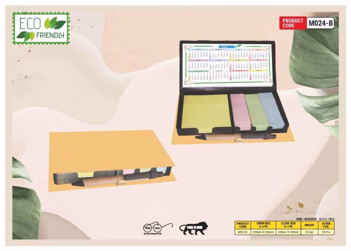 Eco Folder With Sticky Note Pad M02B