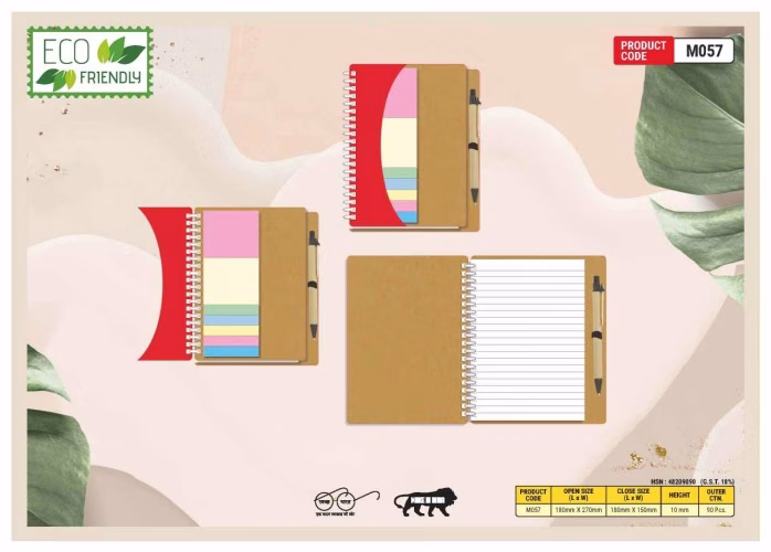 Eco Friendly Wiro Pad With Sticky Note M057
