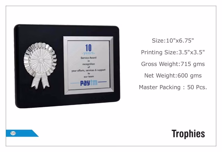 Paytm Wooden  Trophies 120