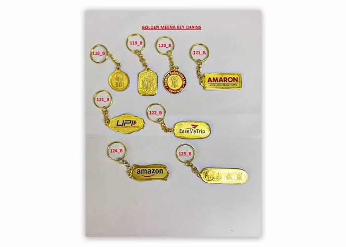 Golden Meena Key Chains A