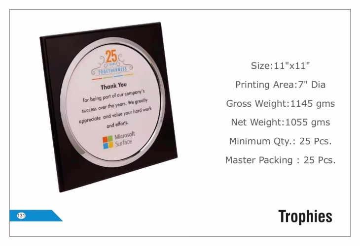 Microsoft Surface Wooden Trophies 131