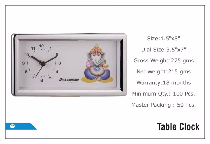 Bridgestone Table Clocks 17