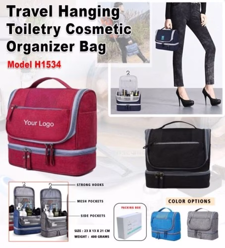 Travel Hanging Toiletry Cosmetic Organizer Bag H1534