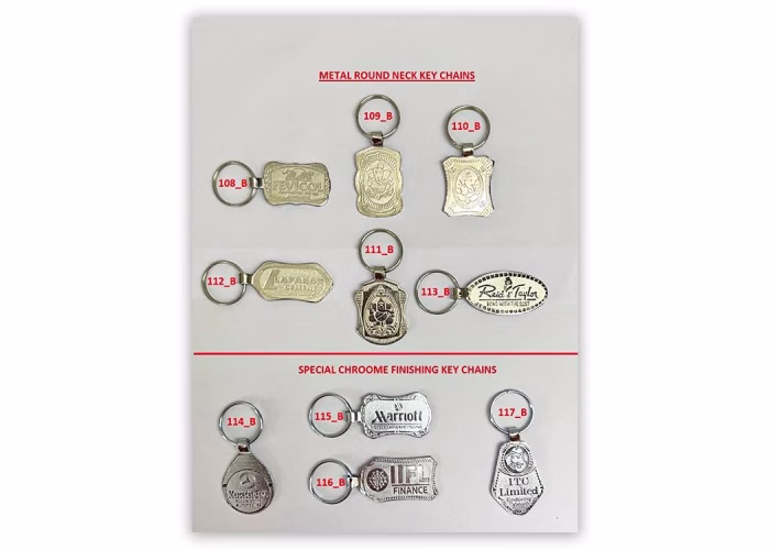 Metal Round Neck Key Chains A