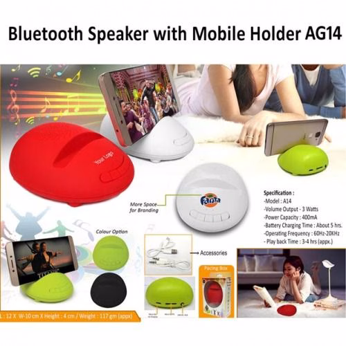 Bluetooth Speaker with Mobile Holder AG 14