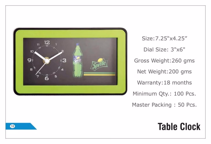 Sprite Table Clocks 18