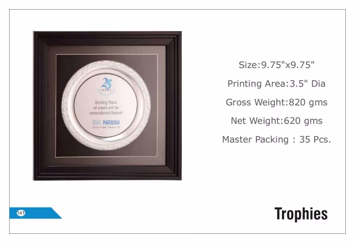 Nestle Wooden Trophies 141