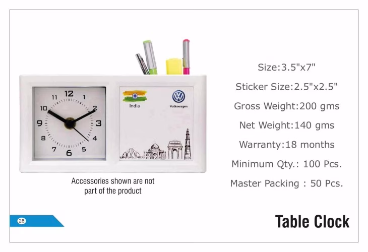 Volkswagen Table Clocks 28
