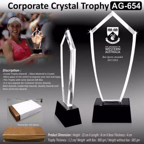Corporate Crystal Trophy AG 654